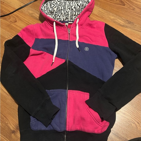 Colorblock Hoodie with Logo - Picture 1 of 5